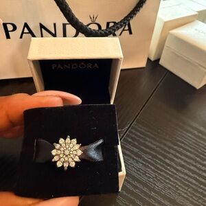 Pandora Silver Pave Snowflake Charm